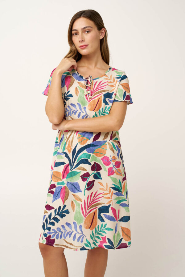 Καλοκαιρινό Φλοράλ Φόρεμα από Ποπλίνα
