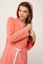 Frottee Φόρεμα Παραλίας με Κουκούλα - Image 2