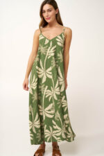 Maxi Καλοκερινό Φόρεμα με Φοίκινες - Image 2