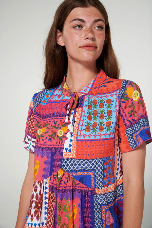 Φόρεμα με Κοντό Μανίκι