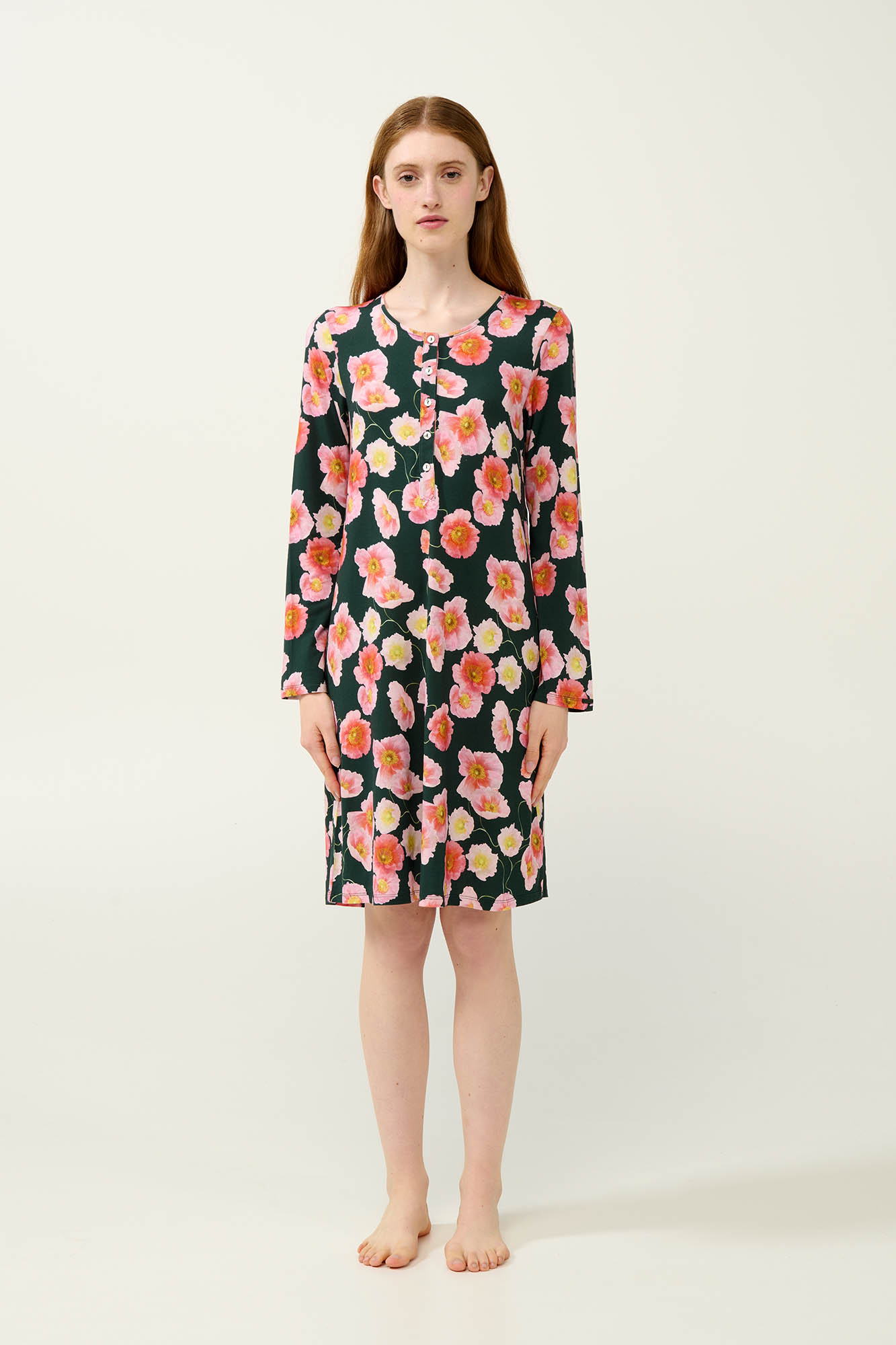 Χειμερινό Micromodal Νυχτικό με Πατιλέτα