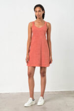 Μονόχρωμο Frotte Φόρεμα - Image 2