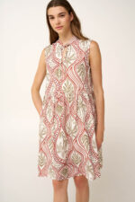 Γήινο Καλοκαιρινό Φόρεμα από Ποπλίνα - Image 2