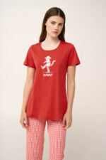 Γυναικεία Βαμβακερή Πυτζάμα - Image 2