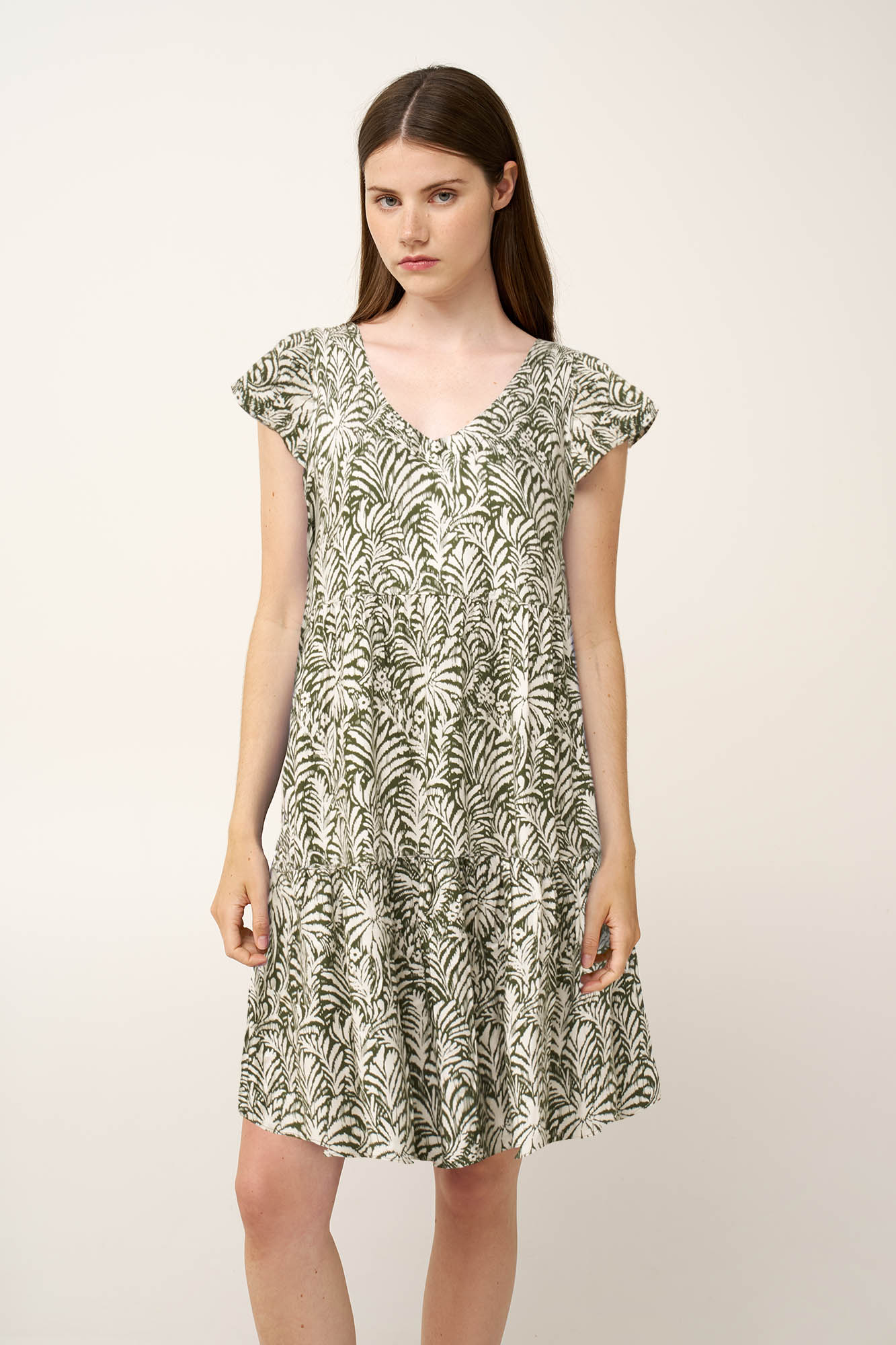 Καλοκαιρινό Jungle Φόρεμα από Ποπλίνα