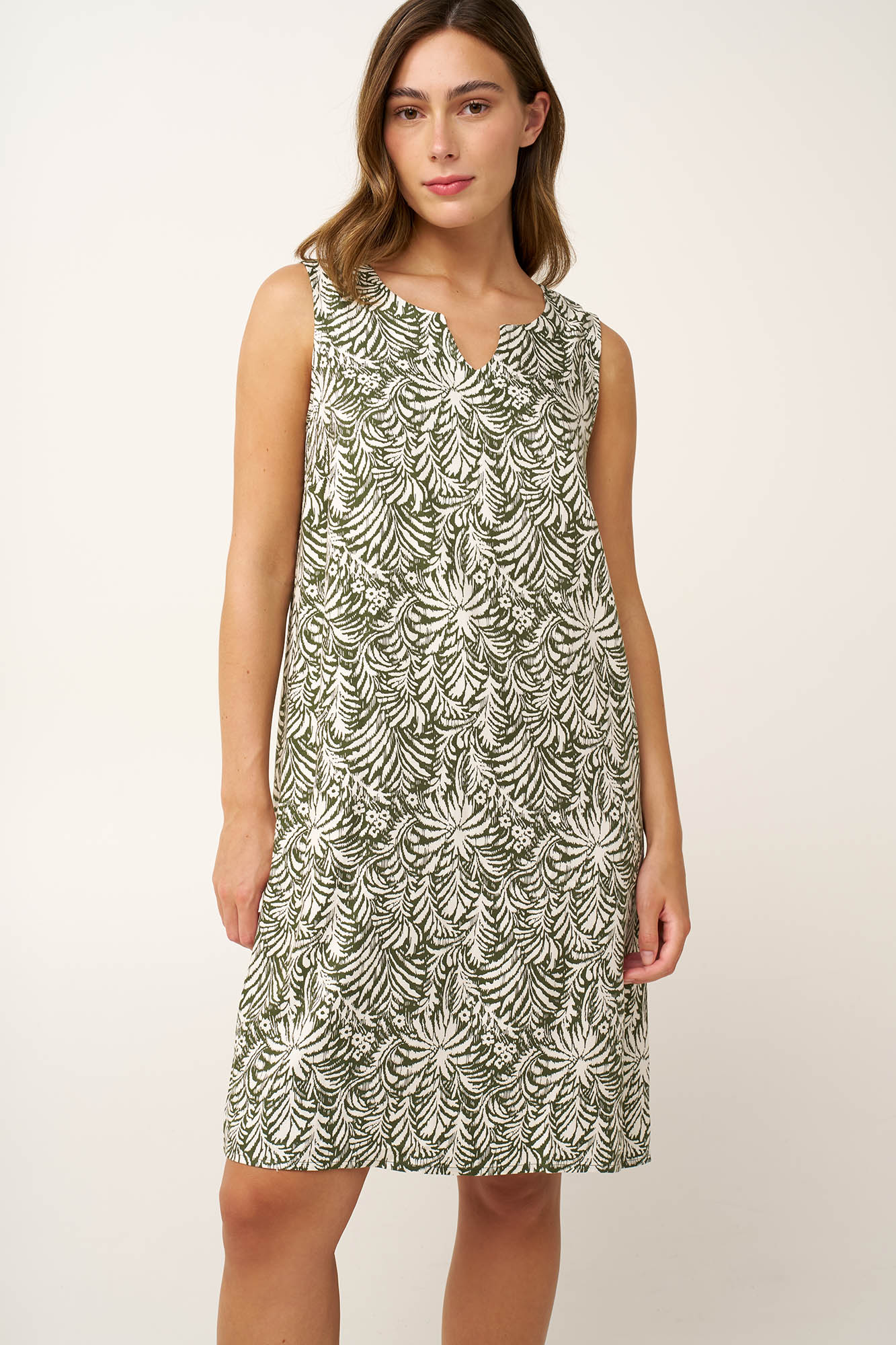 Καλοκαιρινό Αμάνικο Jungle Φόρεμα