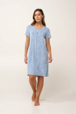 Micromodal Νυχτικό με Πιέτα - Image 2