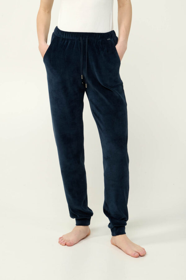 Γυναικείο Velvet Παντελόνι με Μανσέτες