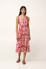 Μακρύ Καλοκαιρινό Φόρεμα από Ποπλίνα - Image 2