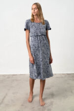 Κοντομάνικο Νυχτικό με Πατιλέτα - Image 2