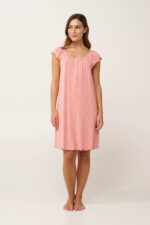 Micromodal Πουά Νυχτικό με Πατιλέτα - Image 2