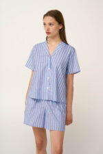 Κουμπωτή Γυναικεία Πυτζάμα από Ποπλίνα - Image 2