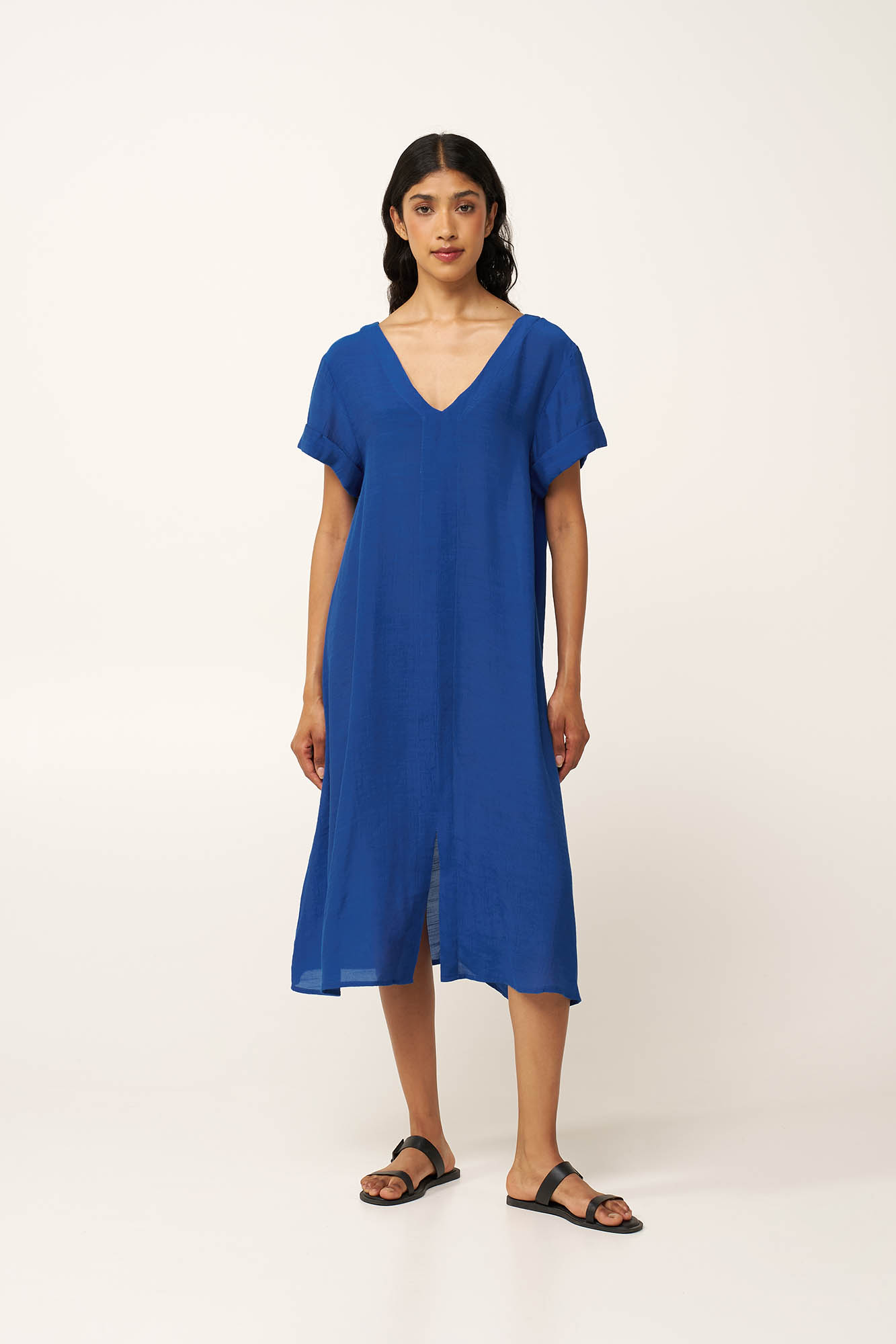 Φόρεμα Θαλάσσης με V απο Γάζα