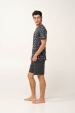 Ανδρική  Βαμβακερή Πυτζάμα με Σανίδες - Image 2