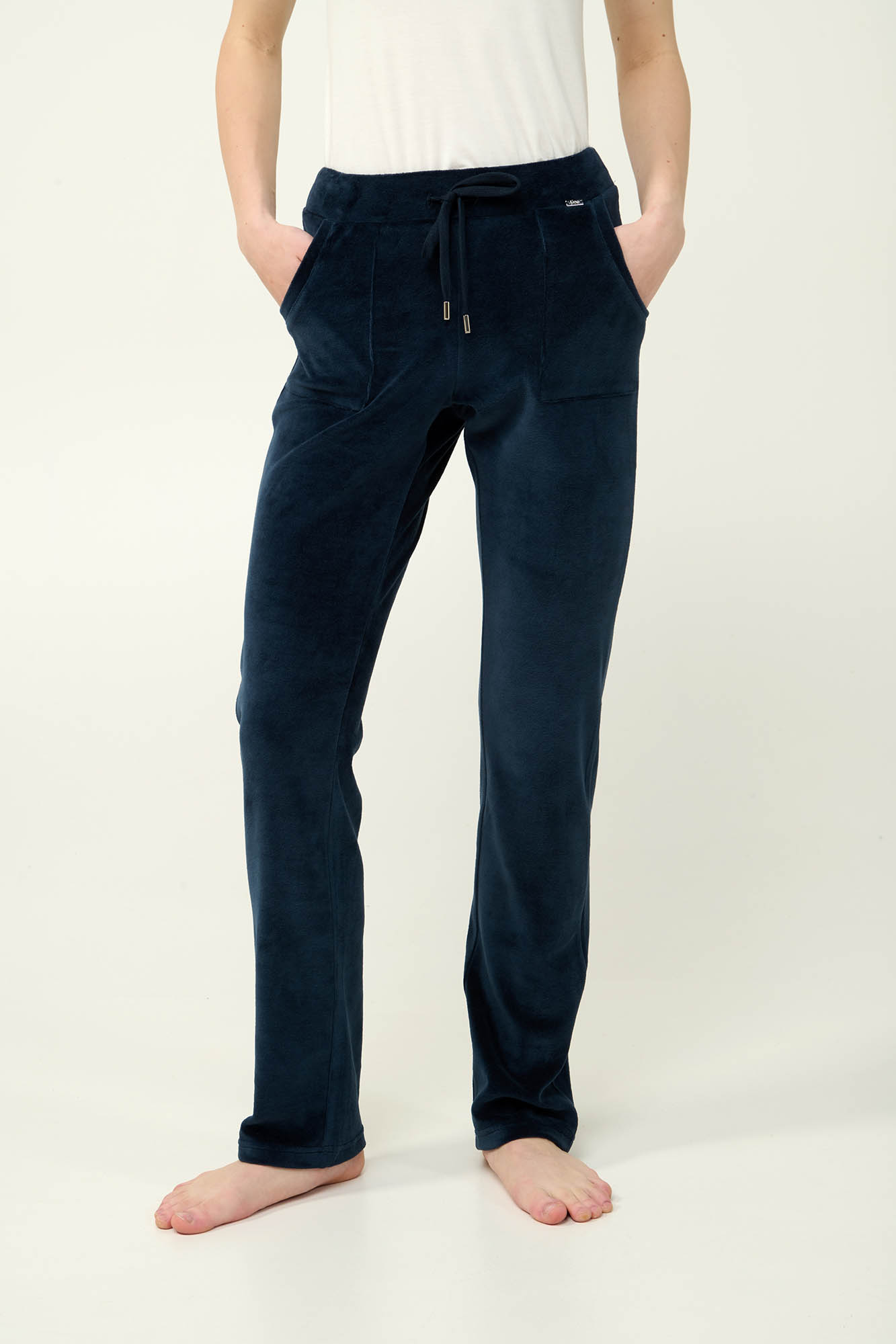 2_0882705431 Γυναικείο Παντελόνι Velvet με Τσέπες