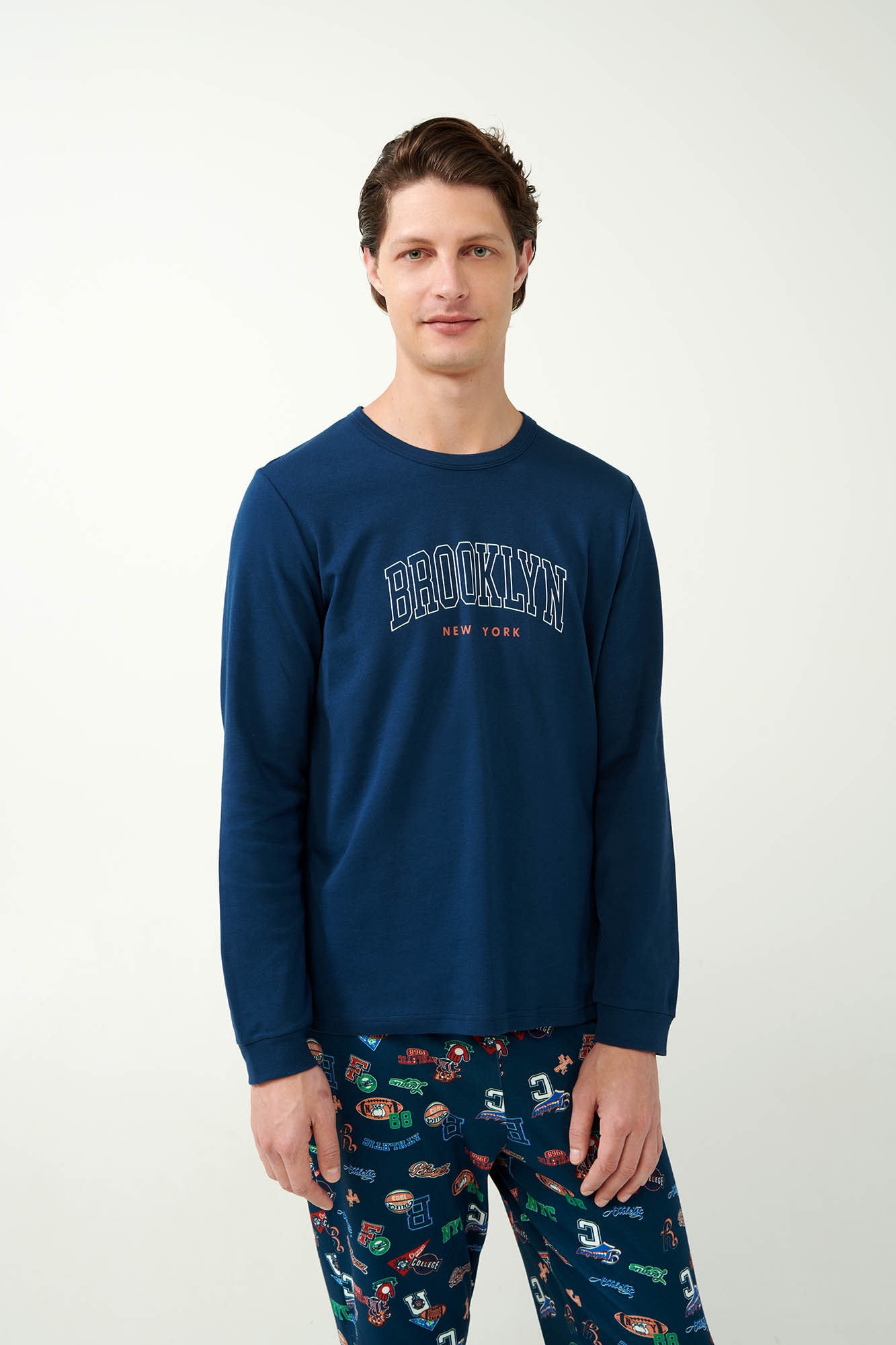 2_0886367796 Πυτζάμα Interlock με Μανσέτες