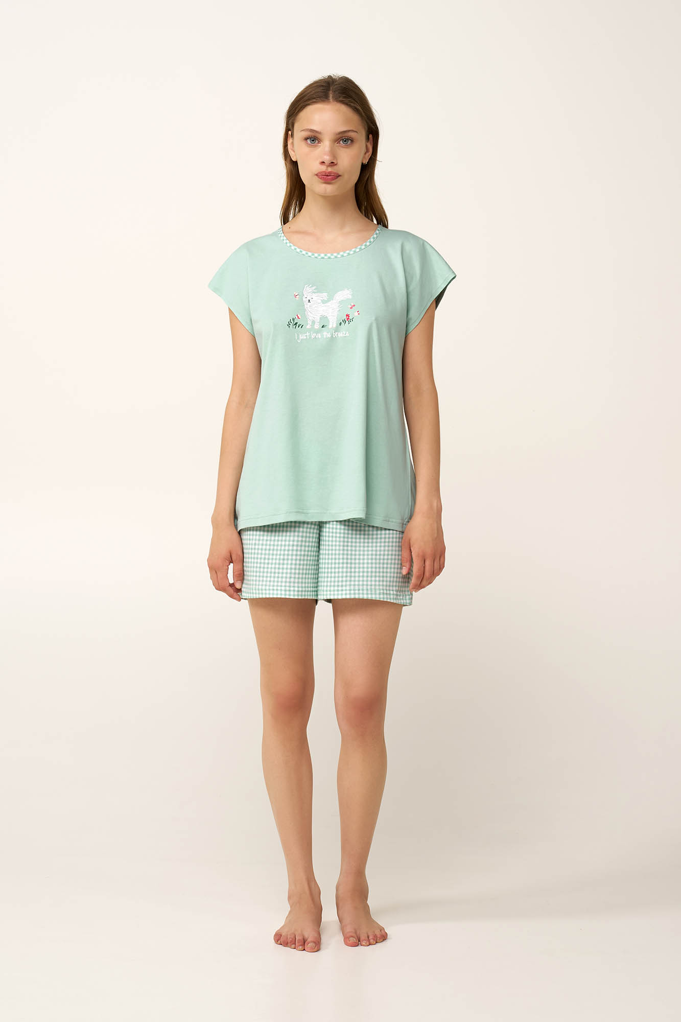 Γυναικεία Βαμβακερή Πυτζάμα