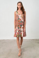 Εμπριμέ Αμάνικο Φόρεμα - Image 2