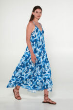 Εμπριμέ Μακρύ Φόρεμα - Image 2