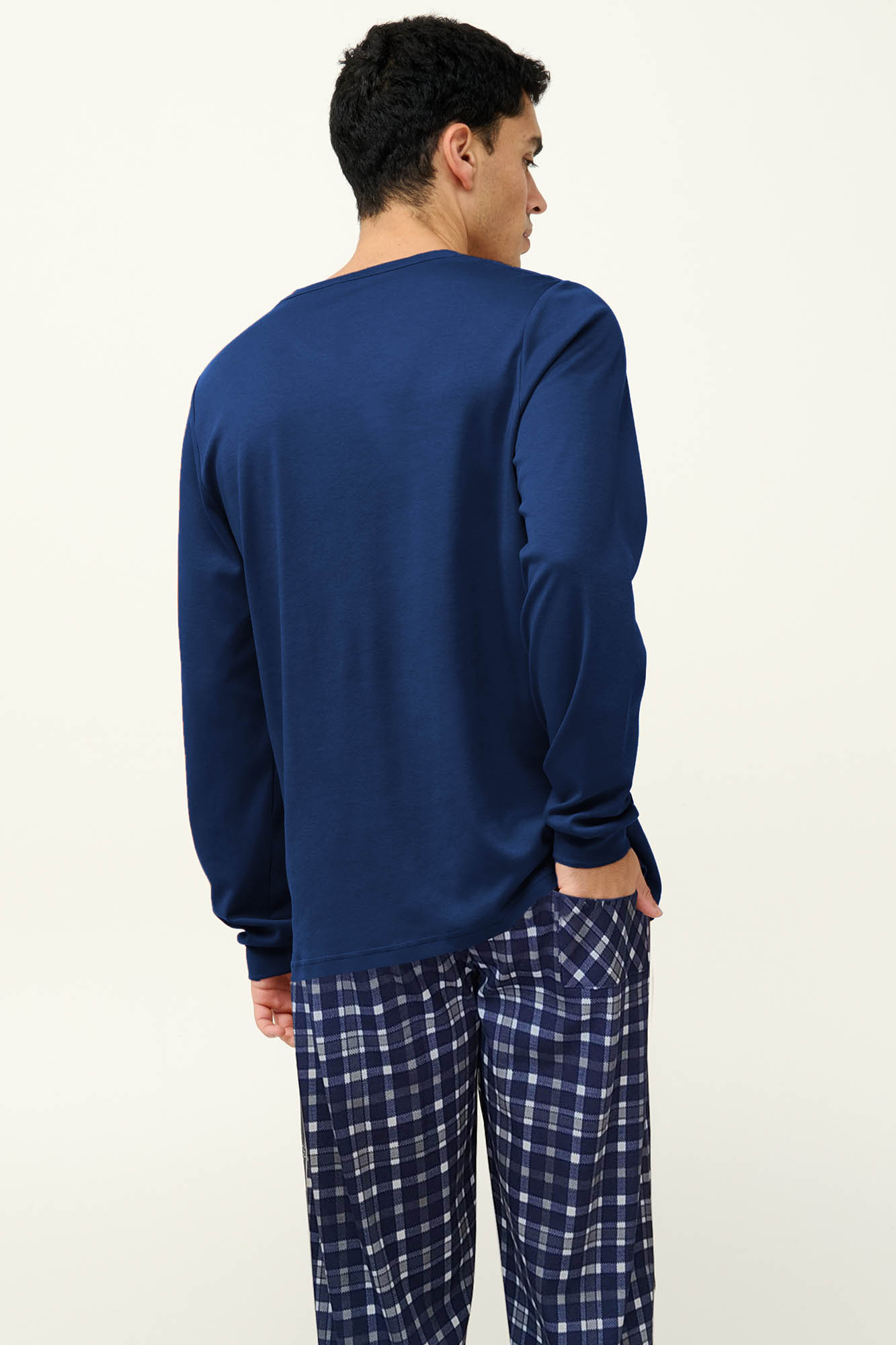 Ανδρική Βαμβακερή Πυτζάμα με Πατιλέτα