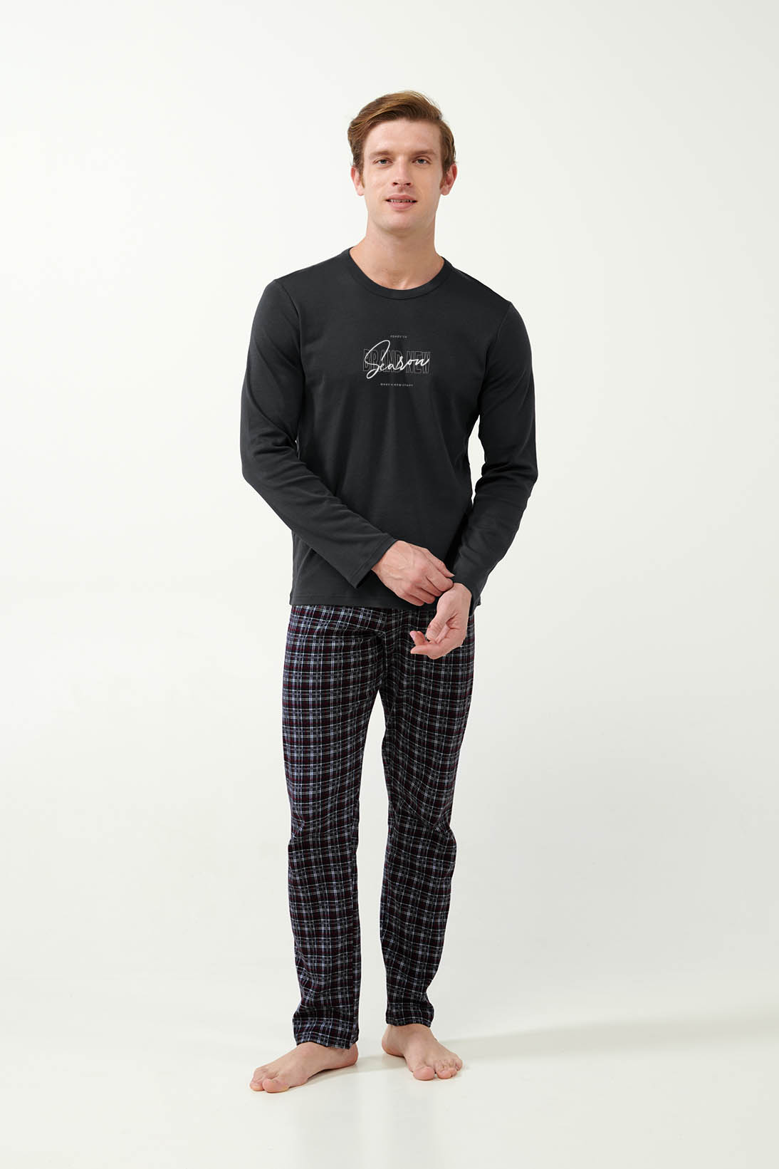 Χειμερινή Ανδρική Βαμβακερή Πυτζάμα