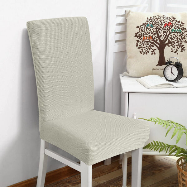 LINO Κάλυμμα Καρέκλας Ελαστικό Elegance Alabaster