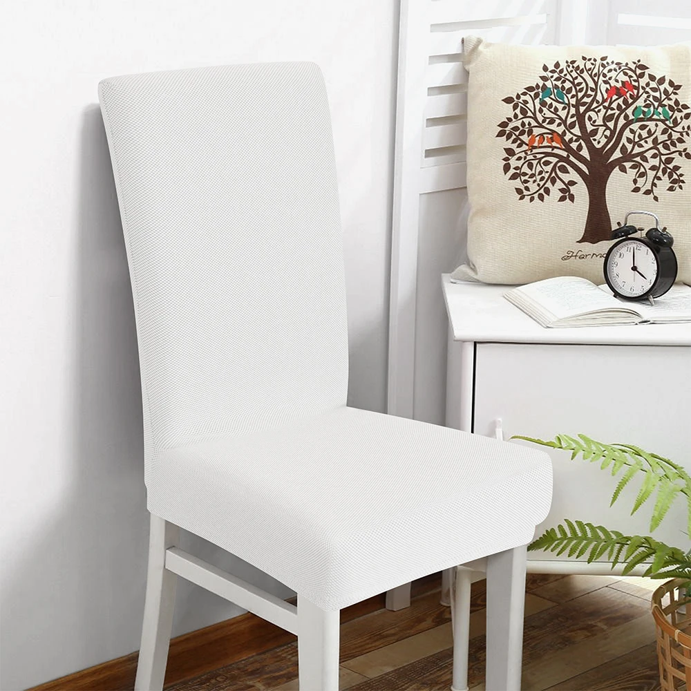 LINO Κάλυμμα Καρέκλας Ελαστικό Elegance Λευκό