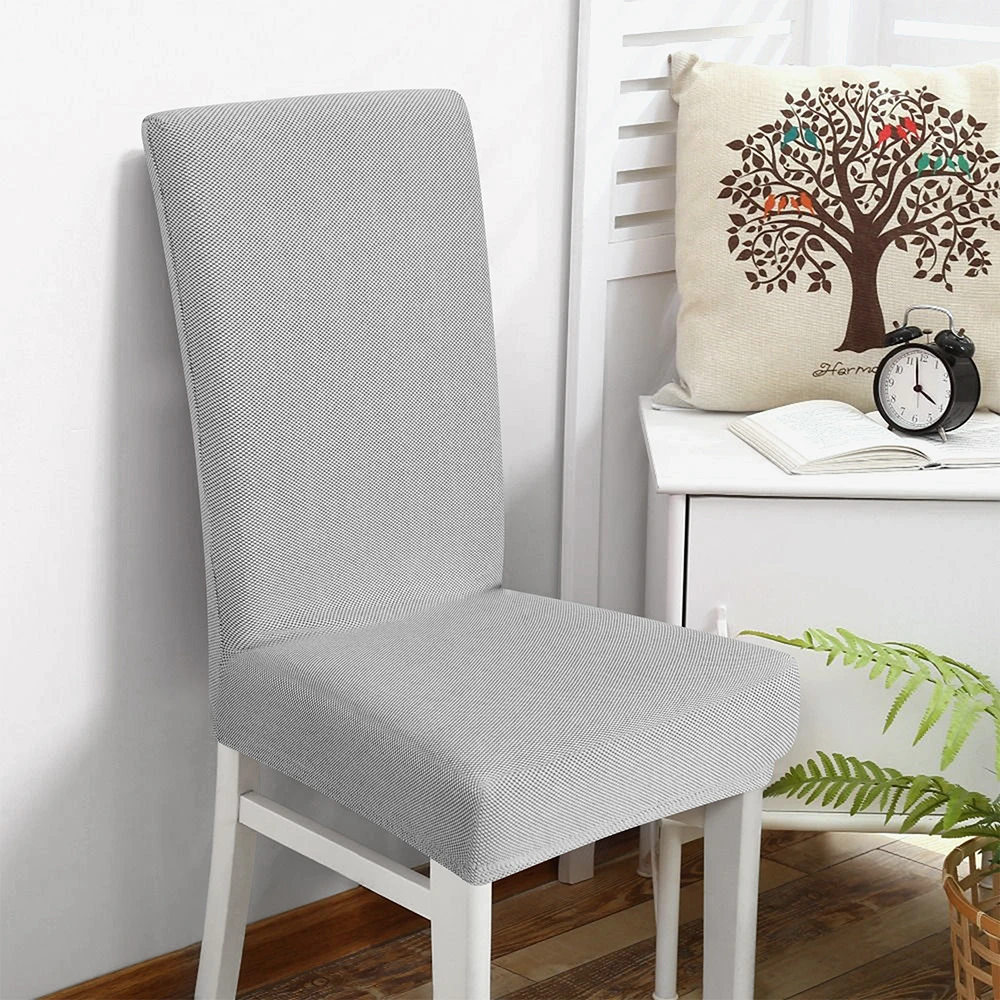 LINO Κάλυμμα Καρέκλας Ελαστικό Elegance Ανοιχτό Γκρι