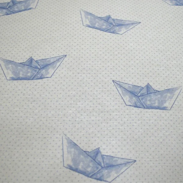 LINO ΜΑΞΙΛΑΡΟΘΗΚΗ PAPER BOAT 601 BLUE 45X45