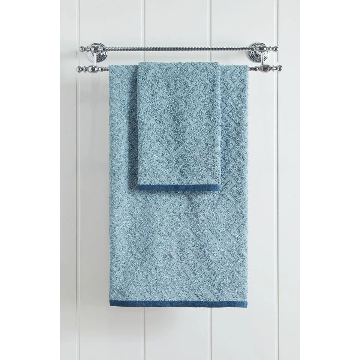 Beauty Home Πετσέτα προσώπου Art 3236 50x90 Σιέλ