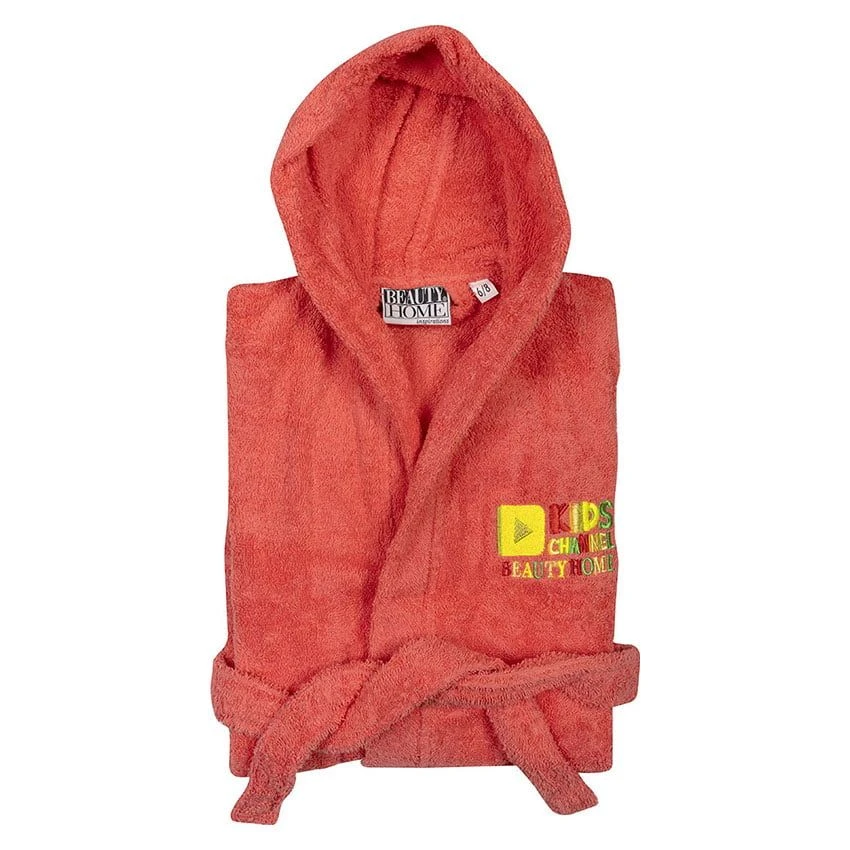 Beauty Home Μπουρνούζι εφηβικό Art 3268 6-8 ετών Κοραλί