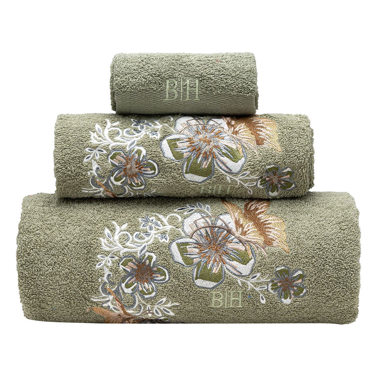 Beauty Home Σετ πετσέτες Art 3389 Σετ 3τμχ Πράσινο