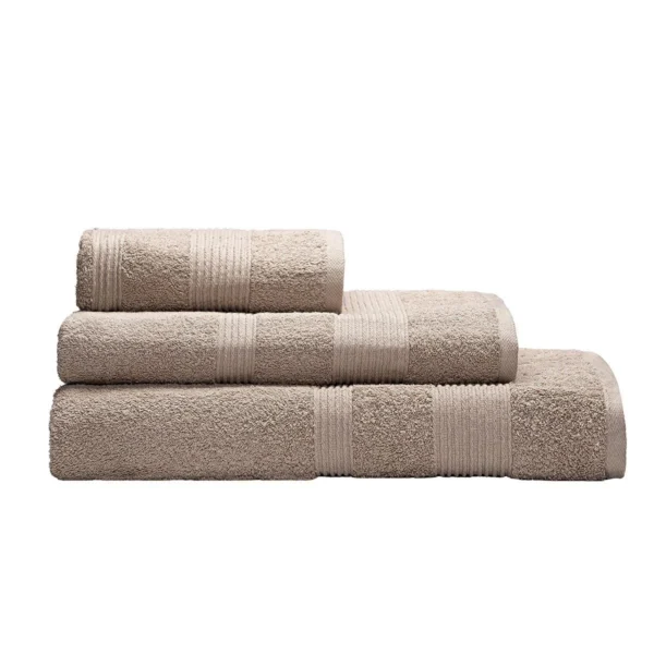 3400_beige Beauty Home Πετσέτα προσώπου Euphoria Art 3400 50x90 650gsm Μπεζ