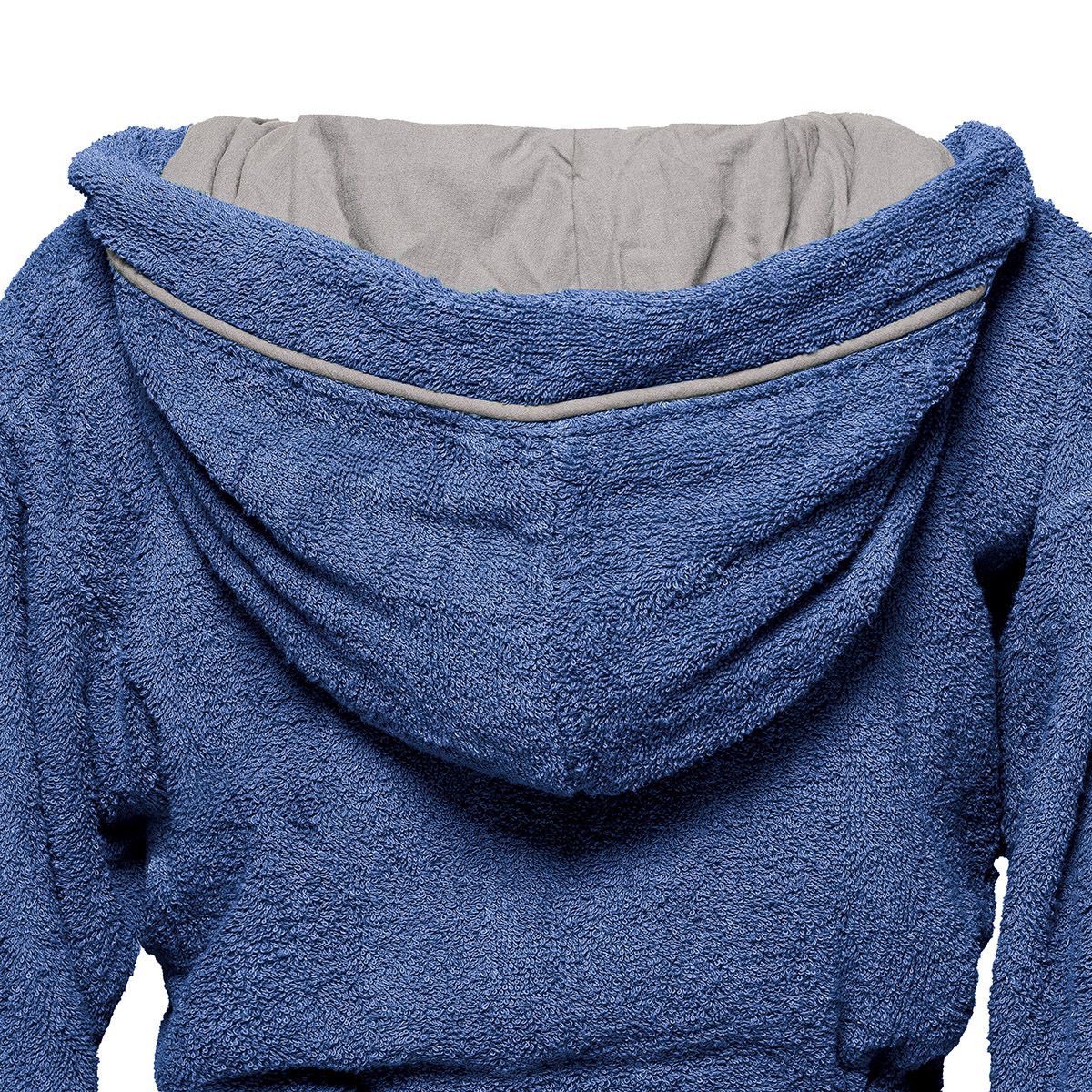 Beauty Home Μπουρνούζι με κουκούλα Art 3426 Μπλέ