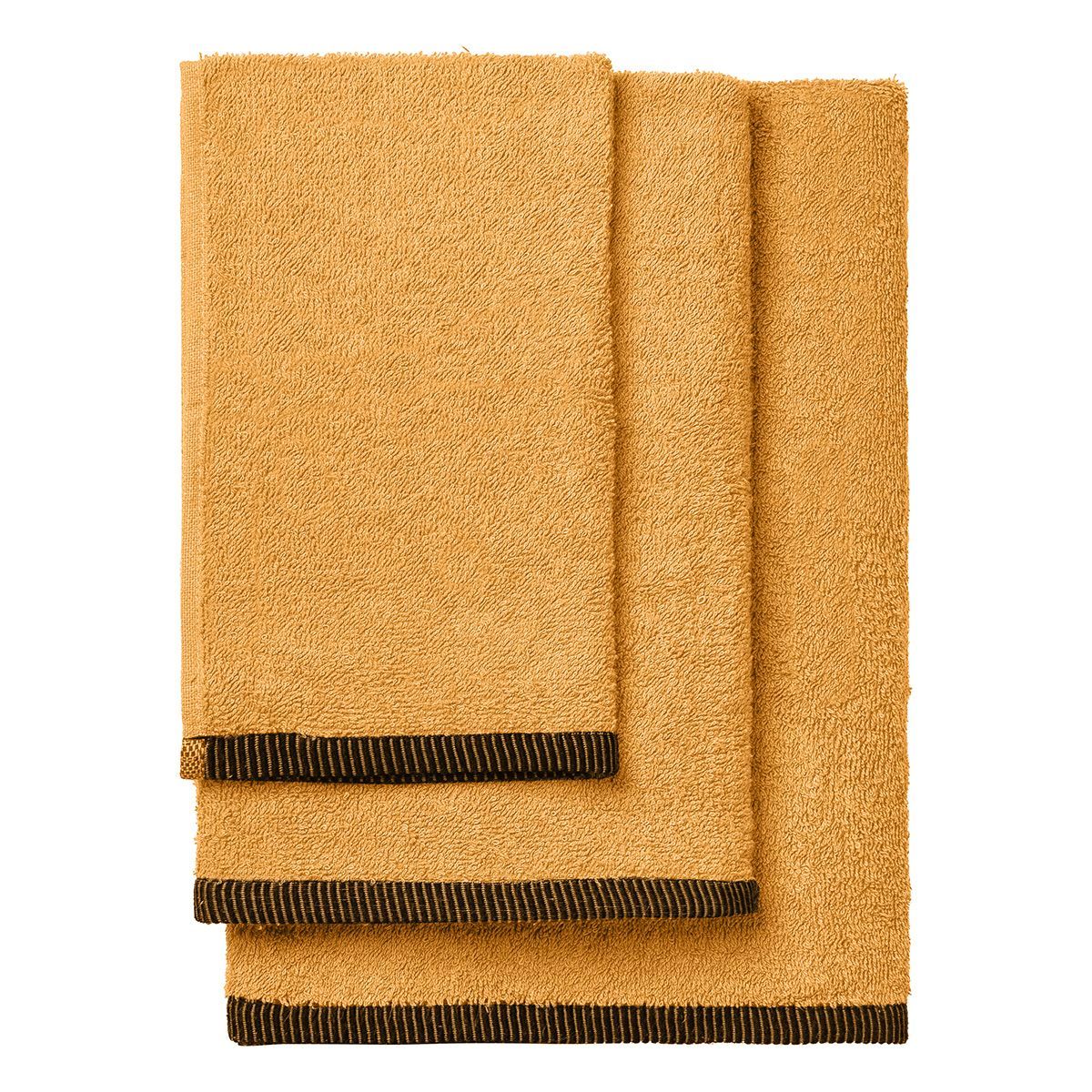 Beauty Home Σετ πετσέτες Art 3453 Σετ 3τμχ Ώχρα