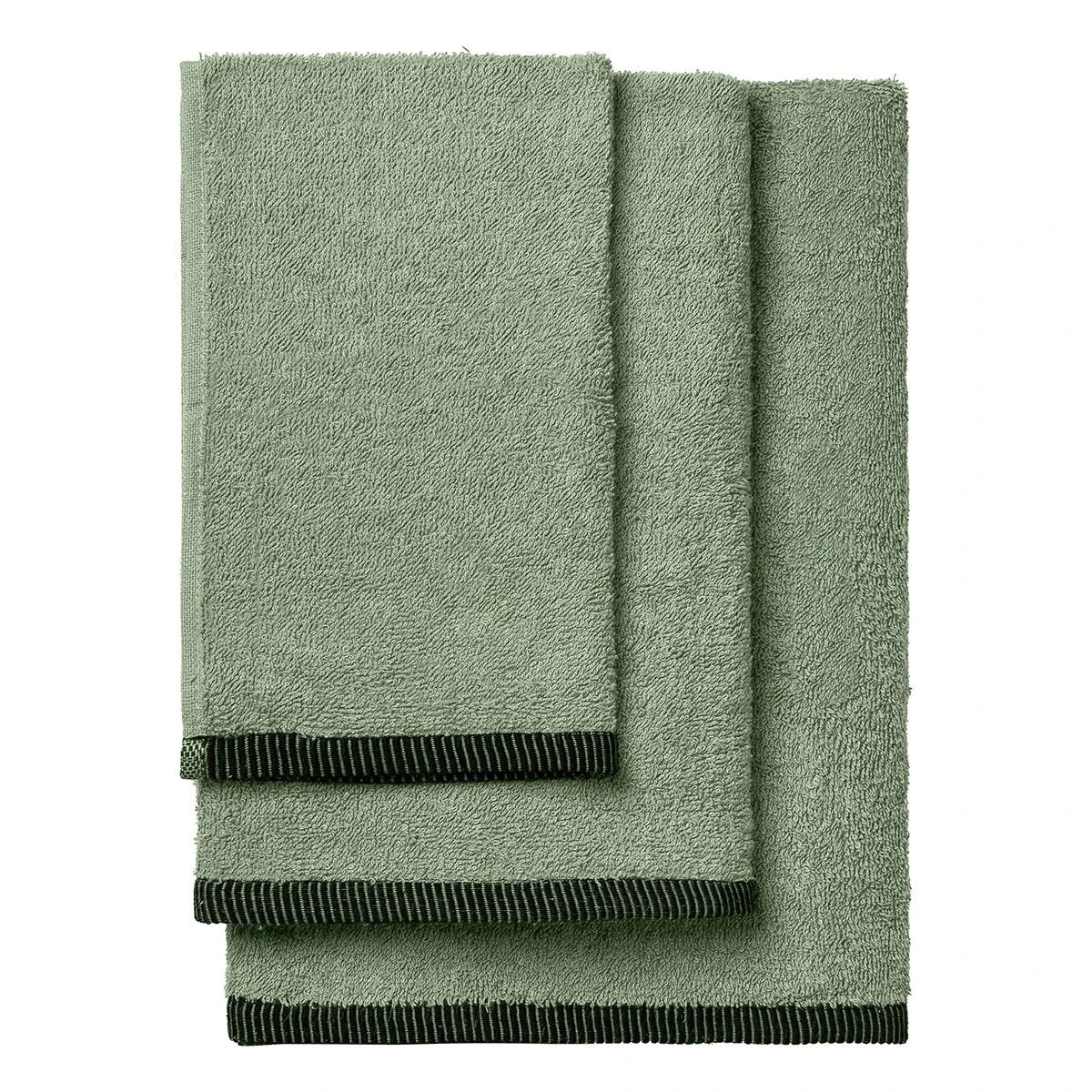 3454 Beauty Home Σετ πετσέτες Art 3454 Σετ 3τμχ Μέντα