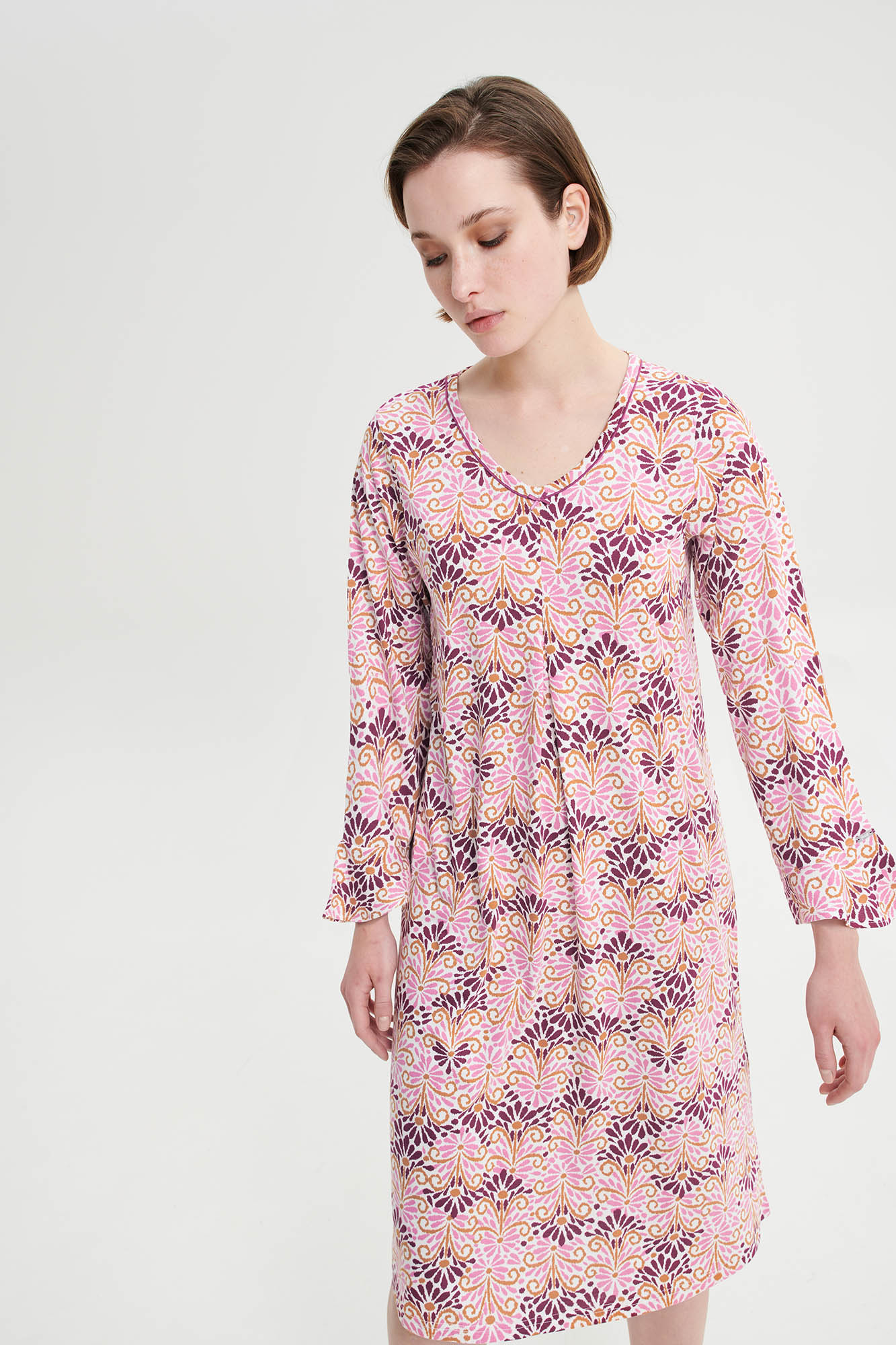 Νυχτικό με Μακρύ Μανίκι