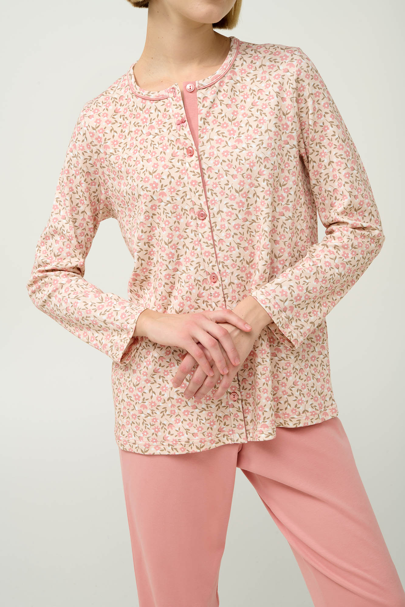 Γυναικεία Βαμβακερή Κουμπωτή Πυτζάμα