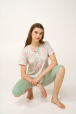 Γυναικεία Πυτζάμα Cotton Modal με Πατιλέτα - Image 3