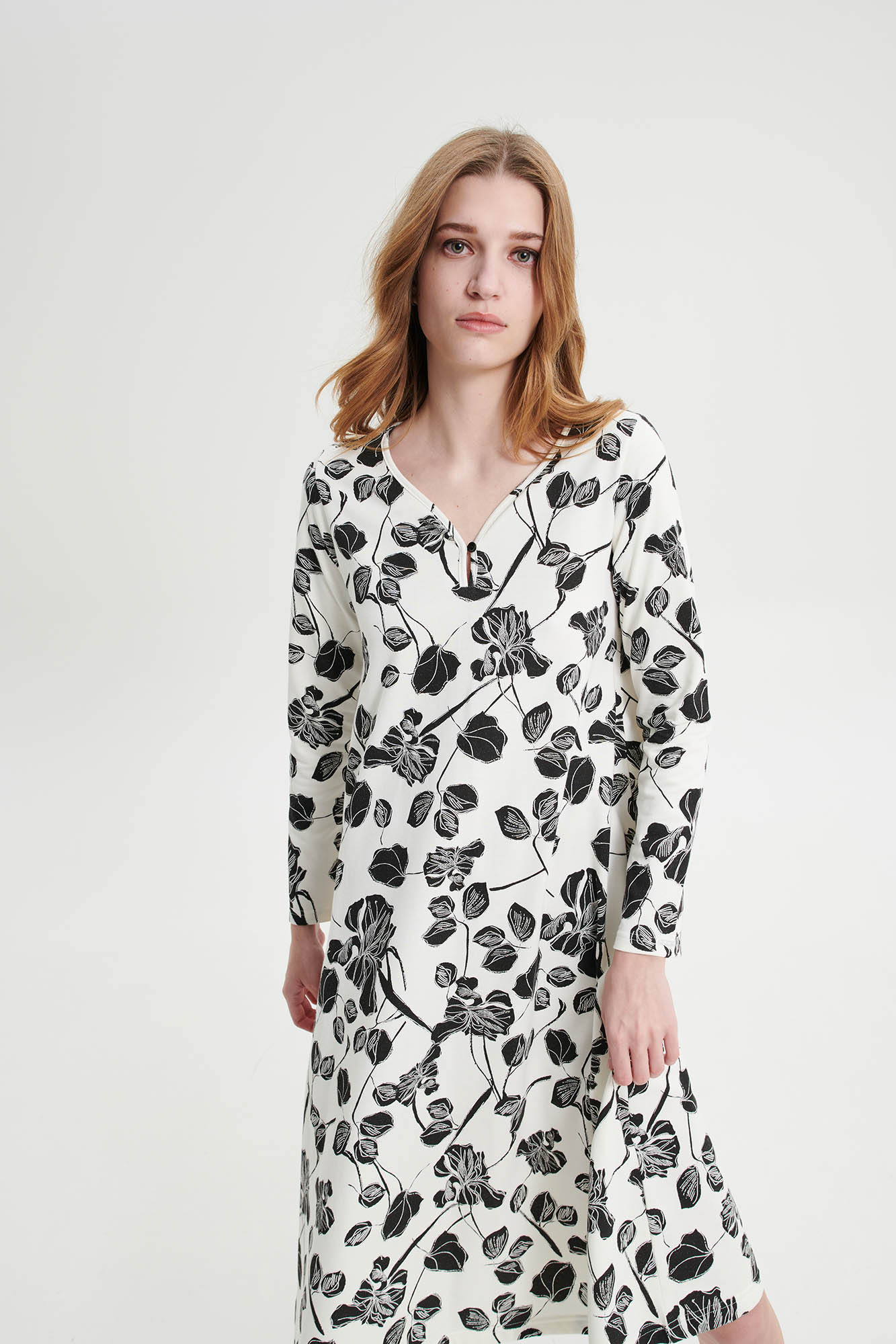 Νυχτικό με Μακρύ Μανίκι