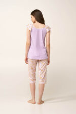 Γυναικεία Βαμβακερή Πυτζάμα Κάπρι - Image 3