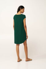 Μονόχρωμο Καλοκαιρινό Viscose Φόρεμα με - Image 3