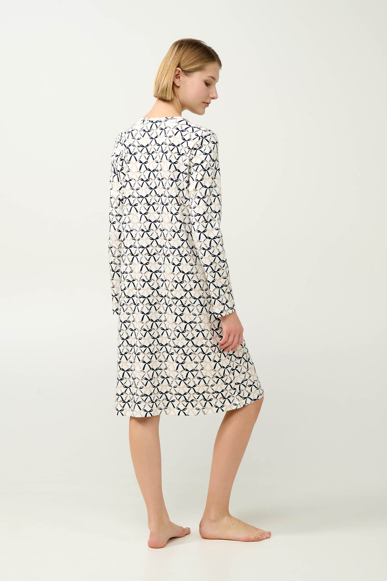 Βαμβακερό Νυχτικό με Πατιλέτα