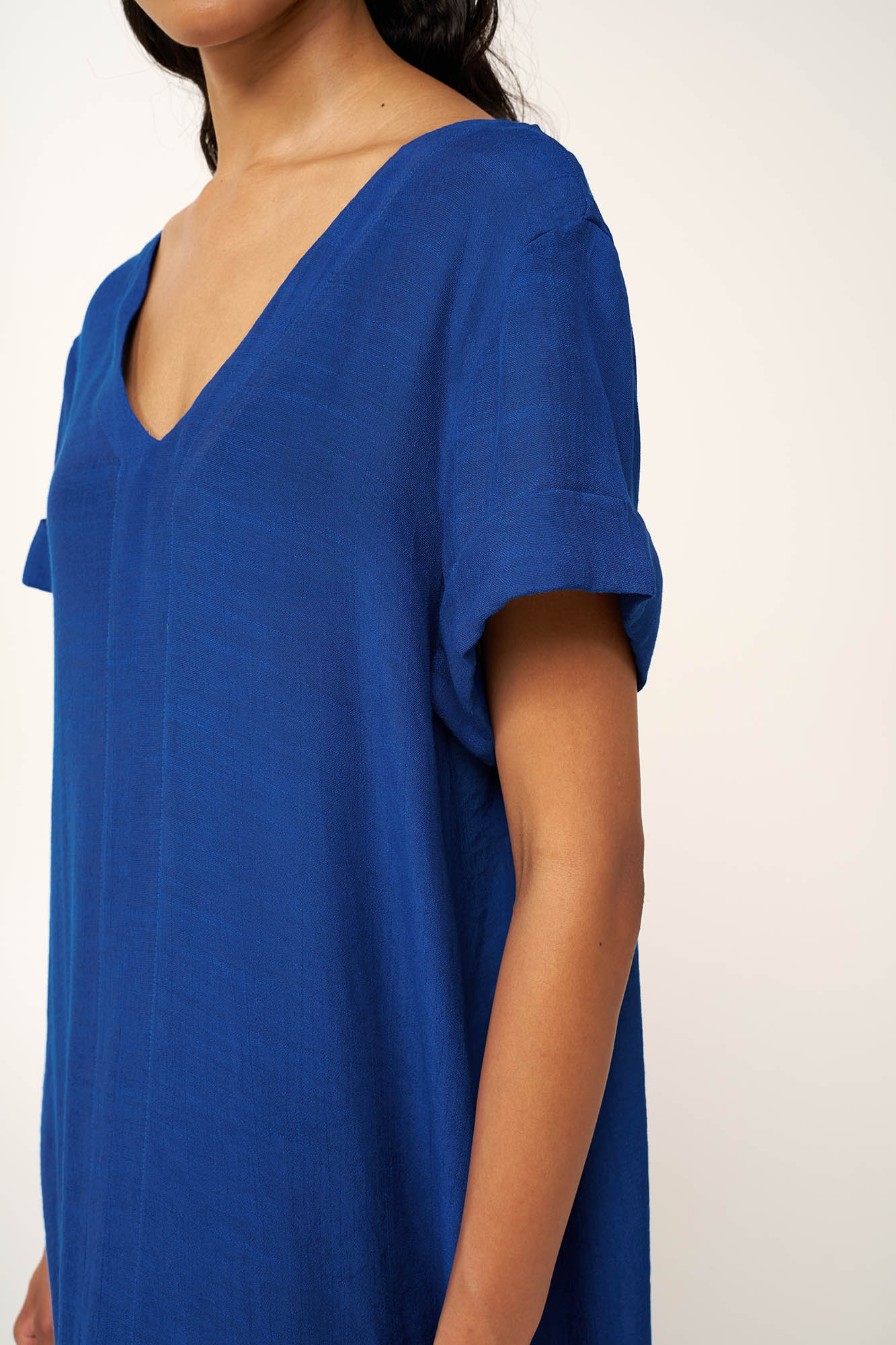 Φόρεμα Θαλάσσης με V απο Γάζα