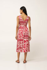 Μακρύ Καλοκαιρινό Φόρεμα από Ποπλίνα - Image 3