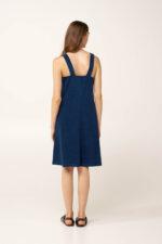 Αμάνικο Frottee Φόρεμα Θαλάσσης με V - Image 3