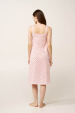 Βαμβακερό Νυχτικό με Τιράντες - Image 3