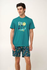 Ανδρική Βαμβακερή Tropical Πυτζάμα