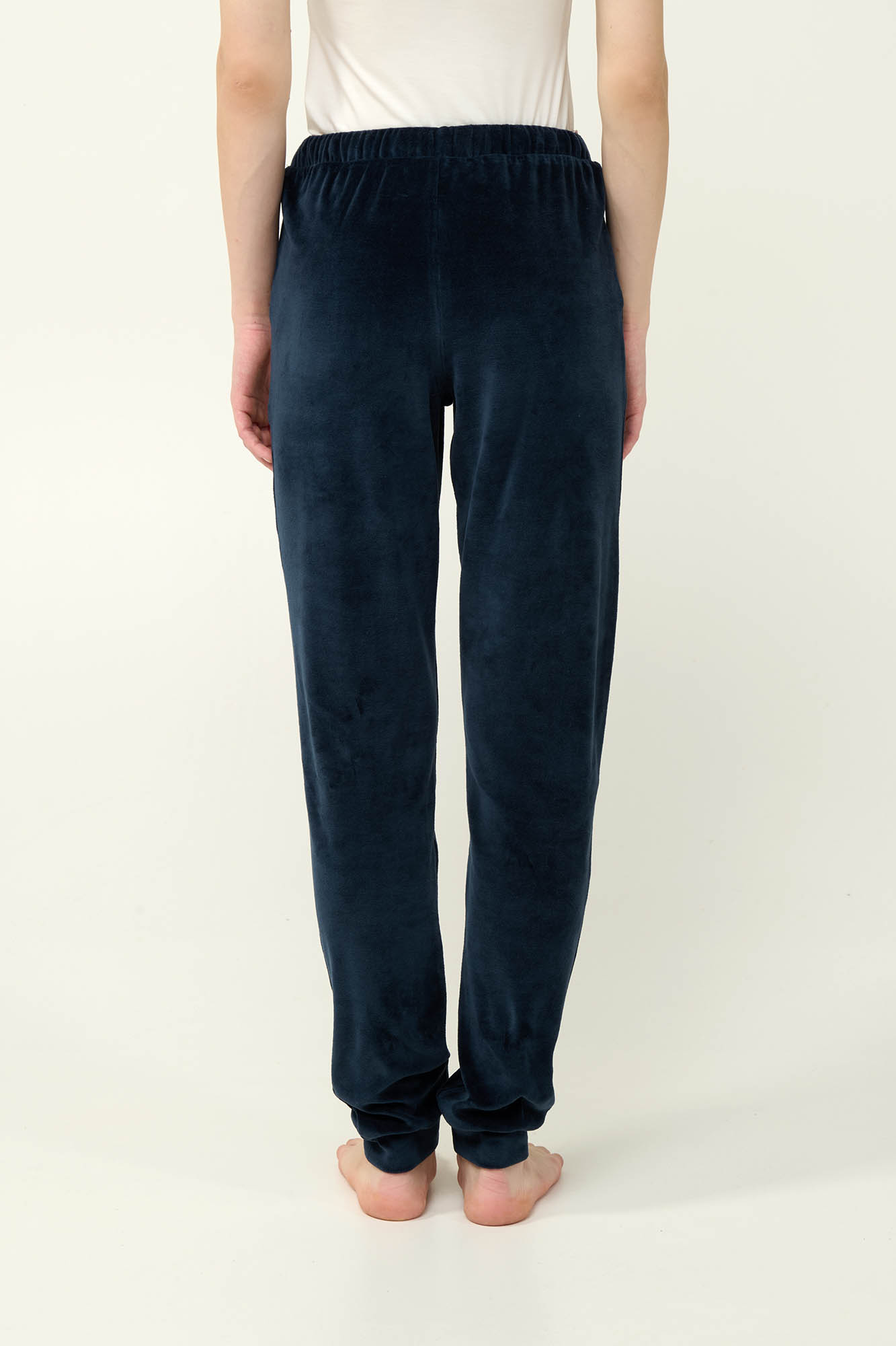 Γυναικείο Velvet Παντελόνι με Μανσέτες