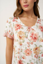 Γυναικεία Micromodal Πυτζάμα Φλοράλ - Image 3